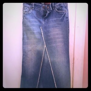 Maxi Jean skirt!